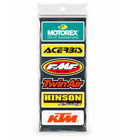Motosiklet Sponsor Sticker Etiket Seti Fosforlu Folyo Kask Grenaj Model 2