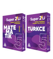 Örnek Akademi 5.Sınıf Süper İkili Matematik ve Türkçe Seti 2 Kitap