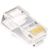 Vcom NM006 20li Plastik RJ45 8P8C Cat6-UTP-RJ45-3u Konnektör