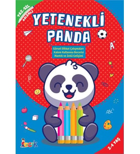 Yetenekli Panda - Yaz-Sil-Kalemli