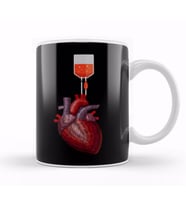 Heart Love Kupa Bardak Porselen