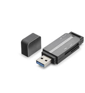 Usb Type-C 3.2 Gen1 Kart Okuyucu Sd Microsd 5 Gbps Gri HDX7054