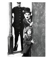 Charlie Chaplin The Kid Sessiz Film Tablo Ahşap Poster Dekoratif