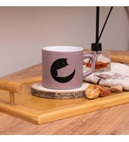 Seraclass Kedi Tasarımlı Renkli Nescafe Fincanları 220 ML (Sütlü Kahve)