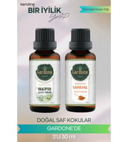 Okaliptus + Sandal ( Oda Kokusu Aroma Terapi Buhurdanlık / Difüzör Yağı ) Set 2 Adet x 30 ML