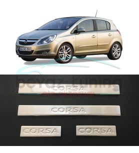 Opel Corsa D Kapı Eşiği Kromu Nikelajı 2006-2014
