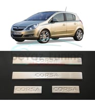 Opel Corsa D Kapı Eşiği Kromu Nikelajı 2006-2014