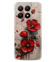Xiaomi 15T Pro Kılıf Boutique Baskılı Resimli Kırmızı Çiçek Pcode -098