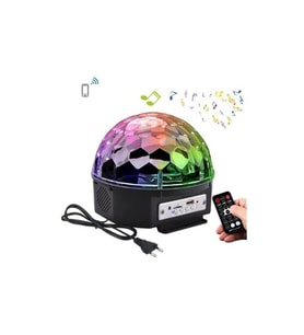 Disko Topu Işıklı Küre Mp3 Çalar Bluetooth Hoparlör-FLAŞH HEDİYE
