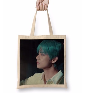 Bts V Lights 02 Bez Çanta Uzun Saplı