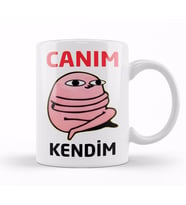 Canım Kendim Aşk Sevgi Komik Kupa Bardak Porselen