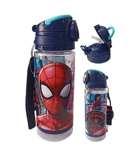 Spiderman Matara 500 ml 1 Adet Erkek Çocuk Örümcek Adam Lisanslı Suluk Okul Matarası Öğrenci Suluğu