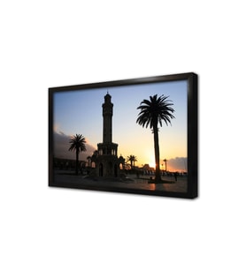 İzmir Saat Kulesi Çerçeveli Mdf Tablo