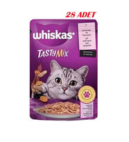 Whiskas Tastymix Somon & Havuçlu Yaş Mama 28 X 85 gr