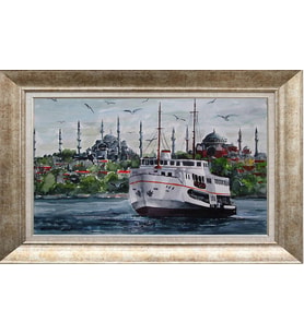 GÜMÜŞ ÇERÇEVELİ TABLO N1197