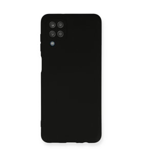 Galaxy A12 Kılıf Nano İçi Kadife - Siyah