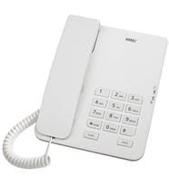 Karel TM-140 Kablolu Ekransız Krem Masaüstü Telefon