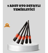 Araç Detay Temizlik Fırçası 5’Li Set Çizmeyen Kıl Çok Yönlü Kullanım