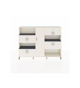 Arges Dolap 10 Raflı 9 Kapaklı 220x30x163 Aytaşı-Aytaşı/Antrasit