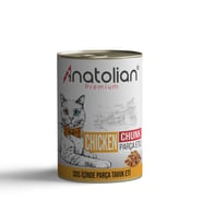 Anatolian Premium Adult Chicken Tavuklu Yetişkin Kedi Konserve 400 gr (Kahverengi)