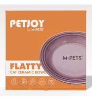 PETJOY FLATTY SERAMİK MAMA KABI PURPLE 500ML