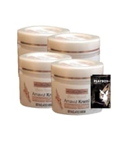Three Brand 4lü Adet Arnavut Kremi Whitens Cream Aklık Kremi LFHX0420 100 ml + 1 Adet Jel Hediye