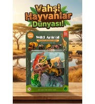 10 Parça Vahşi Hayvanlar Alemi Figür Seti - Eğitici Safari Orman Hayvanları Oyuncak Paketi