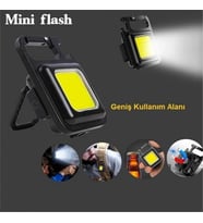Usb Kablolu Şarj Edilebilir Mini Fener Su Geçirmez Kamp Lambası