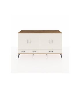 Hyperion Konsol 6 Raflı 3 Çekmeceli 4 Kapaklı 176x44x99 Çam-Aytaşı
