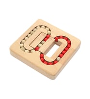 Ahşap Eğitici Rubik Küp Oyunu 12cm (Karışık)