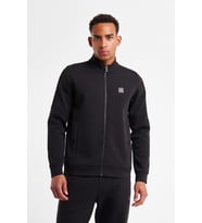 Erkek Fermuarlı Sweatshirt 25N-1141 (Siyah)