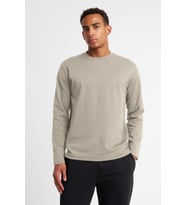 Erkek Uzun Kol T-Shirt 25S-1261-25N (Sarı)