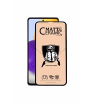 Samsung Galaxy A72 Seramik Matte Flexible Ekran Koruyucu Siyah