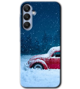 Galaxy A35 Kılıf HD Desen Baskılı Kılıf - Karlı Vosvos
