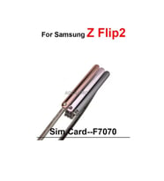 Samsung Z Flip 2 Sim Yuvası Sim Kart Tepsisi Sim Çekmecesiı Sim Tray (Siyah)