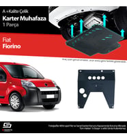 S-Dizayn Fiat Fiorino Çelik Karter Muhafaza 2008 Üzeri A+ Kalite (Karışık)