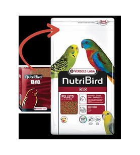 Nutrıbırd B18 Muhabbet Pelet Yem 3 Kg (Boş)