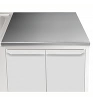 Electrolux Professional Üst Tabla, Sırtsız, 800 Mm, 1,5 Mm Kalınlıkta Üst Tabla 18 Mm Kalınlığında Ses Sönümlendirici Malzeme Ve Ayrıca 2 Paslanmaz Kayıtla Güçlendirilmiştir - Modular Line TPLA8