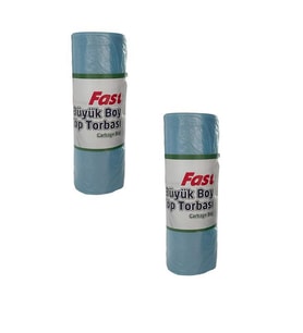 VİNDEX FAST ÇÖP TORBASI BÜYÜK BOY 20 -2Lİ- (Mavi)