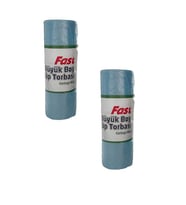 VİNDEX FAST ÇÖP TORBASI BÜYÜK BOY 20 -2Lİ- (Mavi)