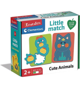 Clementoni Little Match Puzzle - Sevimli Hayvanlar