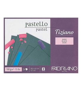 Fabriano Tiziano Pastel Blok 160 gr 30,5x41 cm 24 yp SİYAH 