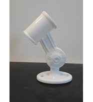 DUŞ MAFSALI - PLASTİK AYARLI ÇIT ÇITLI BEYAZ