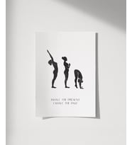 Çerçevesiz Poster Zihnin Sessizliği (Çok Renkli)