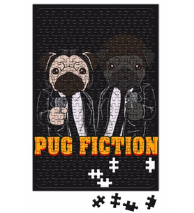 Pulp Fiction Pug Fiction Puzzle 240 Parça Yapboz