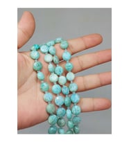 Bileklik Boy Amazonit Taşı 5.5*9.5mm Yarım Dizi (51484) (18CM UZUNLUĞUNDADIR)