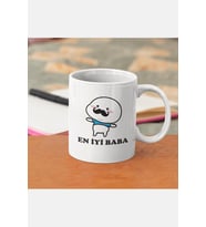 En İyi Baba Yazılı Kupa Bardak
