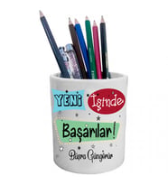 Yeni iş - Ofis Hediyesi İsim Baskılı Kalemlik