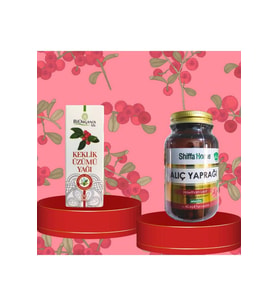 Keklik Üzümü Yağı 20 ml ve Alıç Yaprağı Kapsül 60 Kapsül