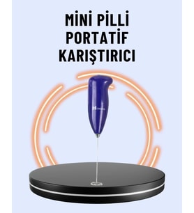 Portatif Kahve Köpürtücü – Latte, Cappuccino, Milkshake Ve Puding Yapıcı